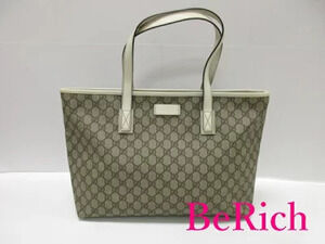 Gucci Tote Bag GG Plus Leather Supreme Shoulder Handbag